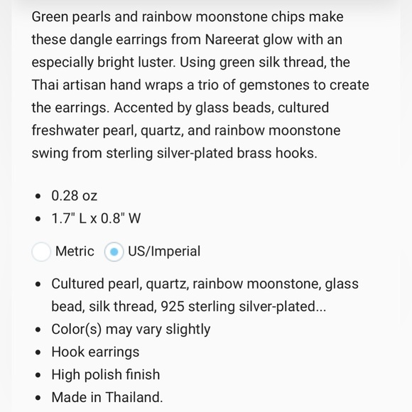 Novica Dangle Earrings in Shades of Green - Picture 4 of 4